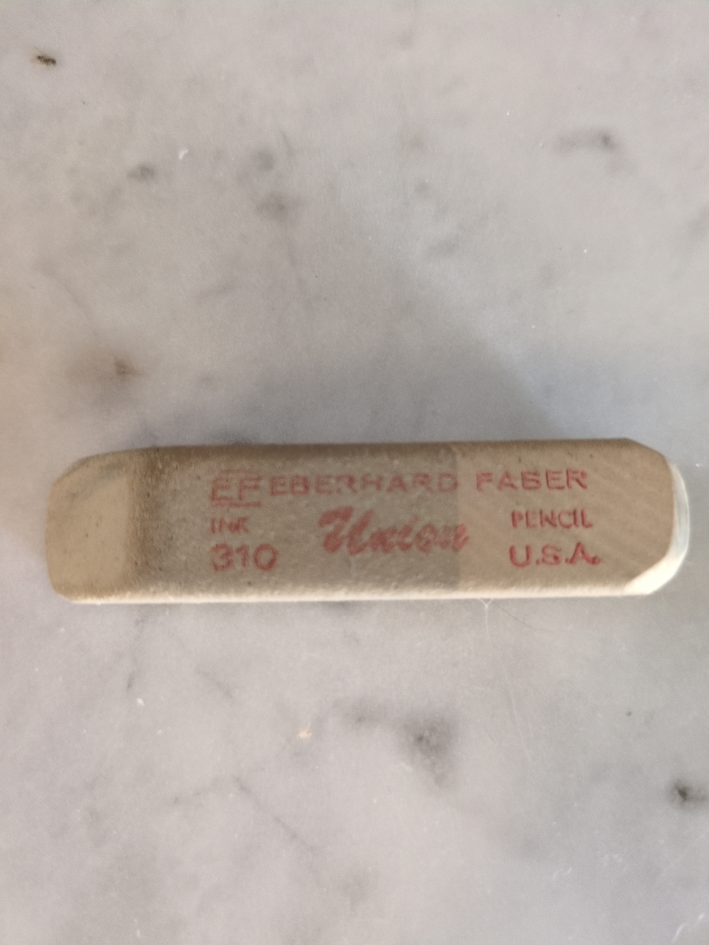Vintage Eberhard Faber Ink & Pencil Eraser- Made In USA